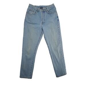 F. by Faconnable Vintage High-Waisted Light Wash Jeans – Women’s Size 14